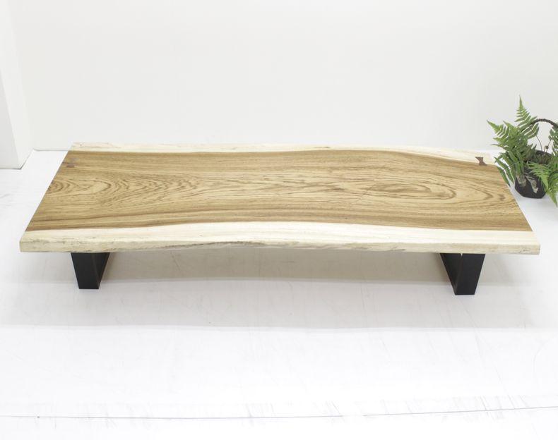 【A3834】ゼブラウッド 一枚板 ローテーブル 一枚板テーブル・無垢家具通販 近藤工芸